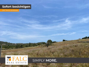 Ländliches Baugrundstück mit Fernmeerblick